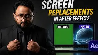 Mastering Screen Replacement in Adobe After Effects Urdu | Hindi