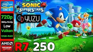 Sonic Superstars | (Switch EMU) - AMD R7 250 2GB + i5 2500K In 2023! | 360p \ 540p Low Vulkan
