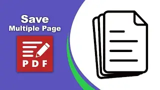 How to save multiple pages of a pdf document in PDF-XChange Editor