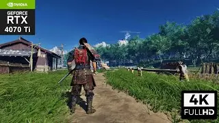 Ghost of Tsushima PC | Testing FSR 3 Frame Generation | RTX 4070 Ti