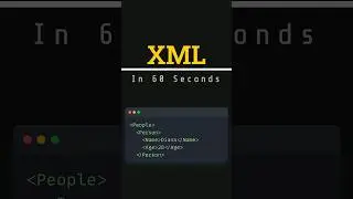 XML in 60 Seconds - a great file type for documents 