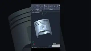 Piston Modeling in AutoCAD 3D 
