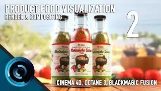 LIVE STREAM: Vizualizing Food Products Using Cinema 4D, Octane, and Fusion Part 2