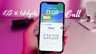 iOS 16 Widget is Awesome - Add Call Widget iOS 16 Lockscreen