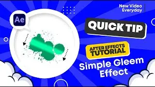 Adobe After Effects | Quick Tip | Simple Gleam Effect