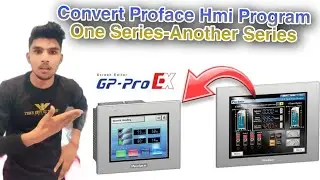 How to convert Proface HMI program one-series to another series. like GS-Series to GP-Series