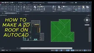 Design any 2D Roof Plan in AutoCAD from Start to Finish