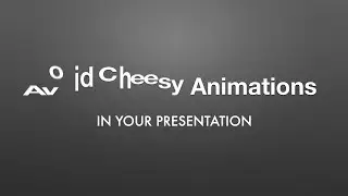 Tips for Presentation Slides - Animations