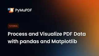 Process and Visualize PDF Data with pandas and Matplotlib