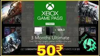 How to get XBOX Game Pass Ultimate at 50Rs for 3Months| Download Forza, Gears 5, Sea of Thieves!