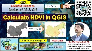 Calculate NDVI using Landsat 8 bands in QGIS | Simply GIS Training