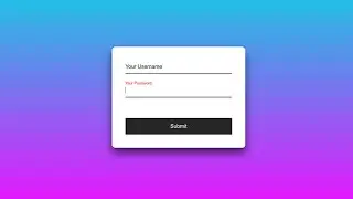 Form Design with Placeholder animation