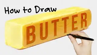 I Can't Believe It's Not Butter! - Hyper Realistic Painting Tutorial (Corel Painter)