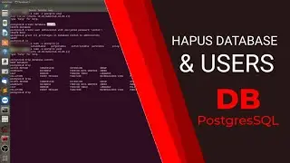 How to delete Database & User in Postgres Psql - Bidang TIK Magetan