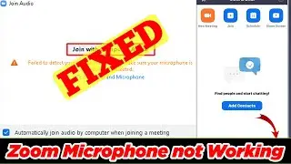 [FIXED] Zoom Microphone not Working (100% Working)