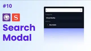 #10 - React Blog Website with Gatsby.js & Sanity.io | Search Modal