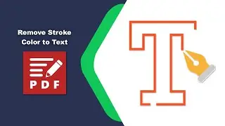 How to Get Rid of Text Stroke Color in PDFs in PDF XChange Editor