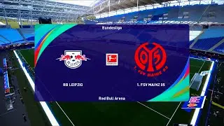 RB Leipzig vs Mainz | Red Bull Arena | 2020-21 Bundesliga | PES 2021
