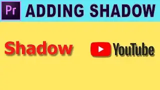 Adding Drop Shadow Effect | Adobe Premiere pro tutorial
