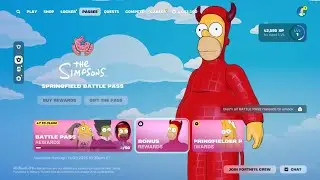 FORTNITE SIMPSON SEASON!! (BATTLE PASS, MAP, BOSS, WEAPONS...)