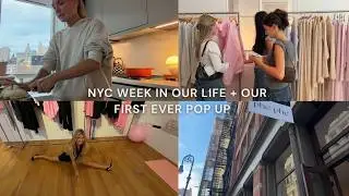 nyc week in our life + what it was like to host our first ever phe phe pop up