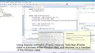how to close JFrame using button and how to close all opened JFrame's, programmatically