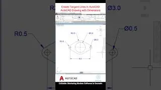 Create Tangent Lines in AutoCAD 