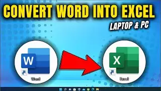 How to Convert Word Document into Excel Spreadsheet