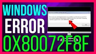 How to FIX Media Creation Tool Error Code 0x80072F8F - 0x20000 (2025)