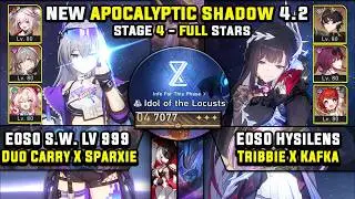 E0 Silver Wolf LV.999 Team & E0 Hysilens DoT (3 Stars) Apocalyptic Shadow 4 Honkai Star Rail 4.2
