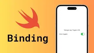 SwiftUI @Binding in 4 Minutes!!