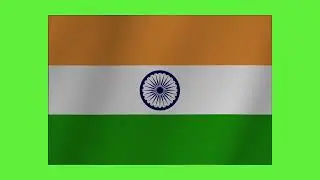India Flag Wave Animation Loop 4 - FREE HD STOCK FOOTAGE