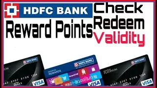 How to Redeem Hdfc Reward Points | Validity? | Check Debit Card Cashback Points.