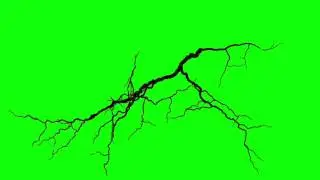 Free HD Greenscreen Animation: Two Growing Ground Cracks