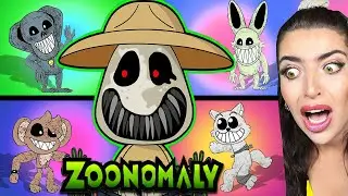 ALL ZOONOMALY Animation Meme CARDBOARD VOICELINES! (COMPLETE EDITION)
