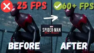 Fix Spider-man Miles Morales FPS drops and Lagging (low-end PC) | Increase FPS | Boost FPS
