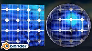Procedural Solar Panels Material 🛰️ (Blender Tutorial)