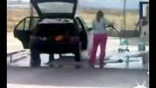 Typisch Frau!!! Auto Reinigung deluxe