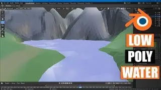 Blender Low Poly Water | Low Poly Landscape Part 3
