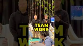 Teamwork makes the dream work!🙌🏻😂