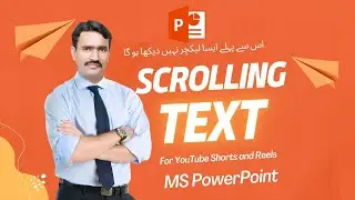 Text Scrolling Video For Creating Youtube Short and Facebook Reels by Falcon Computer Academy
