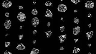 Diamond Green Screen Effect || Royalty Free Stock Footage