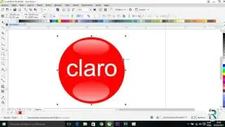 1ª VIDEO AULA RAPIDA CRIANDO LOGOTIPO SIMPLES COREL DRAW