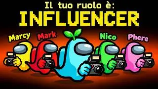 Gioco con TUTTI INFLUENCER su Among Us! *Nuovo Ruolo*