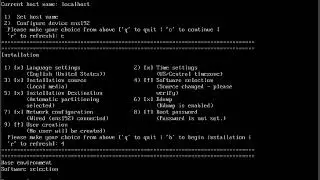 Linux - CentOS 7 minimal install text based