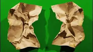 Realistic Paper Tear Transition Green Screen Overlay for Seamless Edits