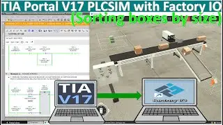 Factory IO connect with PLCSIM shorting boxes by size
