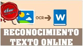 COMO HACER RECONOCIMIENTO DE TEXTO ONLINE - OCR ONLINE - PDF TO WORD