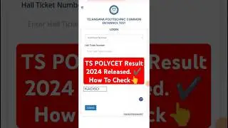 how to check ts polycet results 2024 || ts polycet results 2024 Link || 