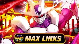 THE EZA KING! LEVEL 10 LINKS 100% RAINBOW STAR EZA PHY FINAL FORM COOLER! (DBZ: Dokkan Battle)